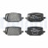 Brake pad set, disc brake LP3863 Delphi, Thumbnail 3