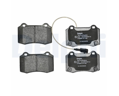 Brake pad set, disc brake LP3866 Delphi, Image 3