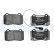 Brake pad set, disc brake LP3866 Delphi, Thumbnail 3