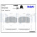 Brake pad set, disc brake LP3866 Delphi, Thumbnail 4