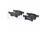 Brake pad set, disc brake LP3873 Delphi