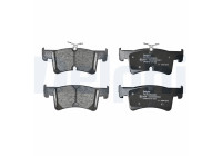 Brake pad set, disc brake LP3873 Delphi