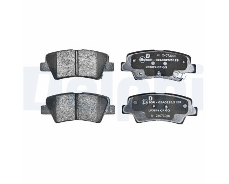 Brake pad set, disc brake LP3874 Delphi