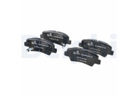 Brake pad set, disc brake LP3874 Delphi