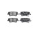 Brake pad set, disc brake LP3874 Delphi, Thumbnail 2