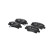 Brake pad set, disc brake LP3874 Delphi, Thumbnail 3