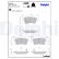 Brake pad set, disc brake LP3874 Delphi, Thumbnail 4