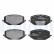 Brake pad set, disc brake LP3875 Delphi, Thumbnail 3