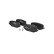 Brake pad set, disc brake LP3875 Delphi