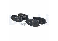 Brake pad set, disc brake LP3875 Delphi