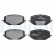 Brake pad set, disc brake LP3875 Delphi, Thumbnail 2