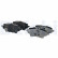Brake pad set, disc brake LP3876 Delphi, Thumbnail 2