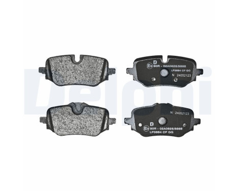 Brake pad set, disc brake LP3884 Delphi, Image 2