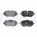 Brake pad set, disc brake LP3884 Delphi, Thumbnail 2