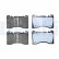 Brake pad set, disc brake LP3899 Delphi