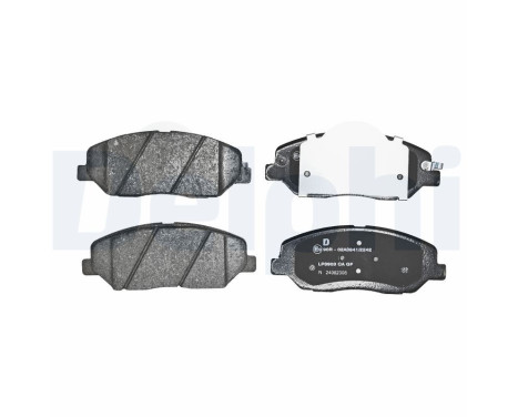 Brake pad set, disc brake LP3903 Delphi