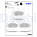 Brake pad set, disc brake LP3903 Delphi, Thumbnail 2