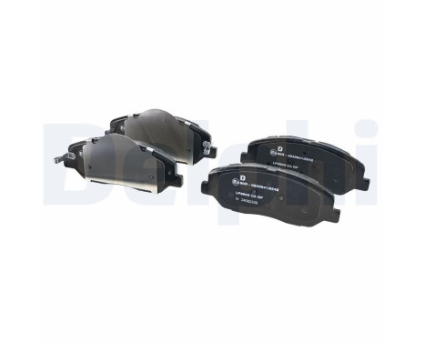 Brake pad set, disc brake LP3903 Delphi, Image 3