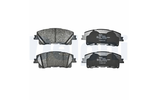 Brake pad set, disc brake LP3907 Delphi, Image 2