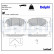 Brake pad set, disc brake LP3907 Delphi, Thumbnail 3
