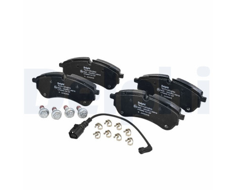Brake pad set, disc brake LP3909 Delphi