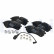 Brake pad set, disc brake LP3909 Delphi
