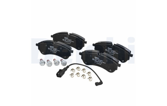 Brake pad set, disc brake LP3909 Delphi