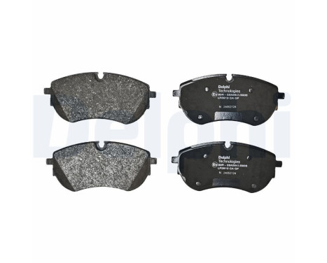 Brake pad set, disc brake LP3910 Delphi, Image 2