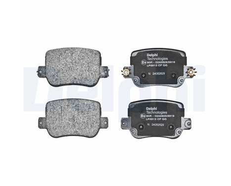 Brake pad set, disc brake LP3913 Delphi