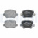 Brake pad set, disc brake LP3913 Delphi, Thumbnail 2
