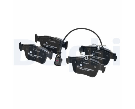 Brake pad set, disc brake LP3917 Delphi