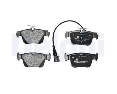 Brake pad set, disc brake LP3917 Delphi, Image 2