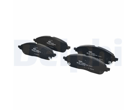 Brake pad set, disc brake LP3918 Delphi