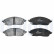Brake pad set, disc brake LP3918 Delphi, Thumbnail 2