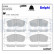 Brake pad set, disc brake LP3918 Delphi, Thumbnail 3
