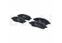 Brake pad set, disc brake LP3918 Delphi