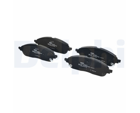 Brake pad set, disc brake LP3918 Delphi