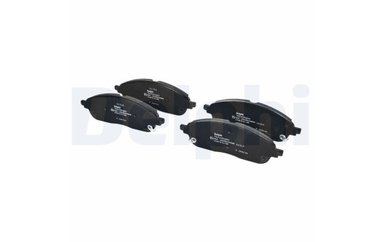 Brake pad set, disc brake LP3918 Delphi