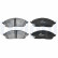 Brake pad set, disc brake LP3918 Delphi, Thumbnail 2