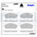 Brake pad set, disc brake LP3918 Delphi, Thumbnail 3