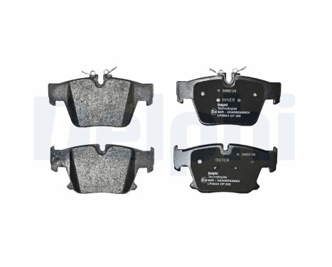 Brake pad set, disc brake LP3924 Delphi, Image 2