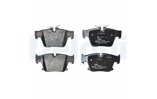 Brake pad set, disc brake LP3924 Delphi, Image 2