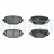 Brake pad set, disc brake LP3931 Delphi, Thumbnail 2