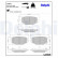 Brake pad set, disc brake LP3931 Delphi, Thumbnail 3