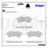 Brake pad set, disc brake LP3937 Delphi