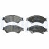 Brake pad set, disc brake LP3937 Delphi, Thumbnail 3