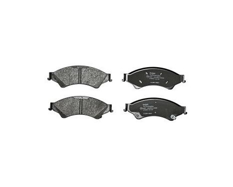 Brake pad set, disc brake LP3937 Delphi, Image 2