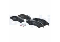 Brake pad set, disc brake LP3937 Delphi