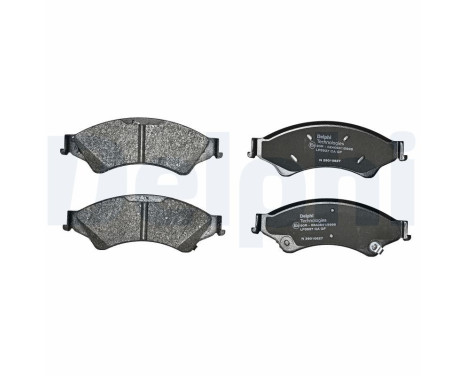 Brake pad set, disc brake LP3937 Delphi, Image 2