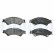 Brake pad set, disc brake LP3937 Delphi, Thumbnail 2